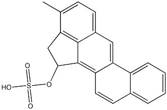 1-sulfooxy-3-methylcholanthrene Struktur