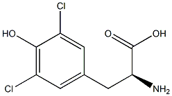 3,5-dichlorotyrosine Struktur