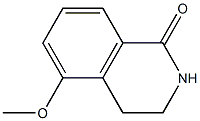 3,4-dihydro-5-methoxy-1(2H)-isoquinolinone Struktur