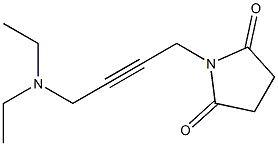 N-(4-diethylamino-2-butynyl)-succinimide Struktur