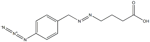 4-(4'-azidobenzoimidylamino)butanoic acid Struktur