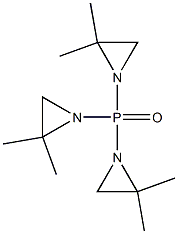 TRIS(DIMETHYLAZIRIDINYL)PHOSPHINEOXIDE Struktur