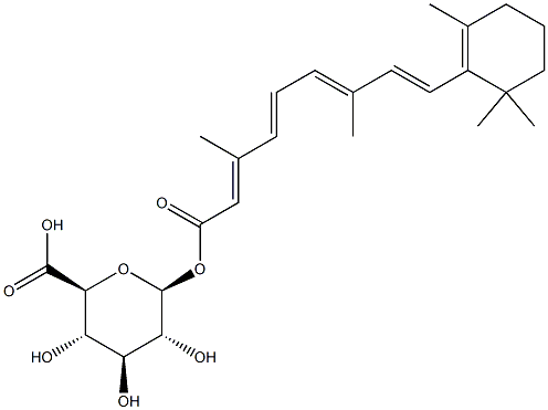 ALL-TRANS-RETINOYL-BETA-D-GLUCURONIDE Struktur