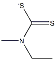 METHYLETHYLDITHIOCARBAMATE Struktur