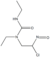 N-NITROSOCHLOROETHYLDIETHYLUREA Struktur