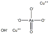 COPPERARSENATEHYDROXIDE Struktur