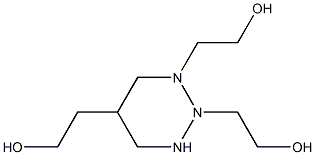 1,2,5-TRIS(HYDROXYETHYL)HEXAHYDROTRIAZINE Struktur