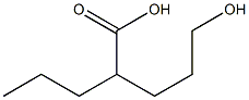 PENTANOICACID,2-PROPYL-5-HYDROXY- Struktur