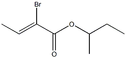 SEC-BUTYL-ALPHA-BROMOCROTONATE Struktur