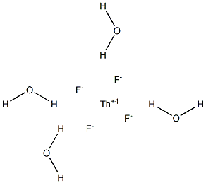 THORIUMFLUORIDETETRAHYDRATE Struktur