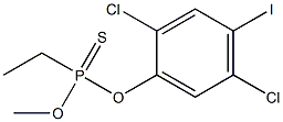 O-(2,5-DICHLORO-4-IODOPHENYL)O-METHYLETHYLPHOSPHONOTHIONATE Struktur