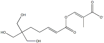 TRIMETHYLOLPROPANEACRYLATEMETHACRYLATE Struktur