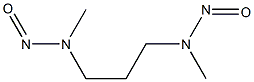N,N'-DINITROSO-N,N'-DIMETHYL-1,3-PROPANEDIAMINE Struktur