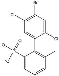 METHYL2,5-DICHLORO-4-BROMOPHENYLPHENYLPHOSPHONATE Struktur