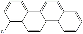 MONOCHLOROCHRYSENE Struktur