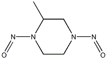 2-METHYL-N,N`-DINITROSOPIPERAZINE Struktur