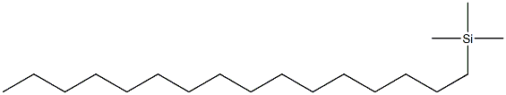 TRIMETHYLHEXADECYLSILANE Struktur