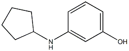 N-CYCLOPENTYL-META-AMINOPHENOL Struktur