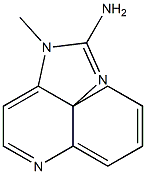 2-AMINO-3-METHYLIMIDAZO[4,5-D]QUINOLINE Struktur