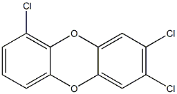 2,3,6-TRICHLORODIBENZO-PARA-DIOXIN Struktur