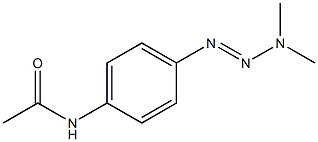 1-(4-ACETAMIDOPHENYL)-3,3-DIMETHYLTRIAZENE Struktur