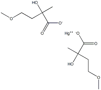 METHOXYETHYLMERCURYLACTATE Struktur