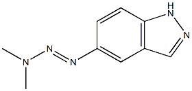 5-(3,3-DIMETHYL-1-TRIAZENO)INDAZOLE Struktur