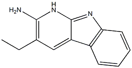 2-AMINO-3-ETHYLPYRIDO[2,3-B]INDOLE Struktur