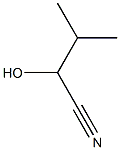 DL-ALPHA-HYDROXYISOVALERONITRILE Struktur