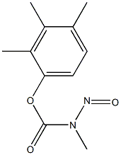 CARBAMICACID,N-METHYL-N-NITROSO-,TRIMETHYLPHENYLESTER Struktur