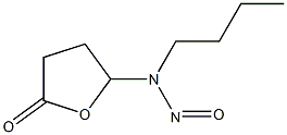 2-FURANONE,DIHYDRO-5-(BUTYLNITROSOAMINO)- Struktur