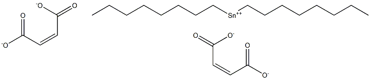DI-N-OCTYLTINDIMALEATE,ESTERIFIED Struktur