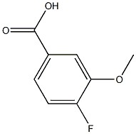 3-Methyloxy-4-fluorobenzoic acid Struktur