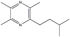 2,3,5-trimethyl-6-(3-methylbutyl)pyrazine Struktur