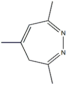 3,5,7-trimethyl-4H-diazepine Struktur