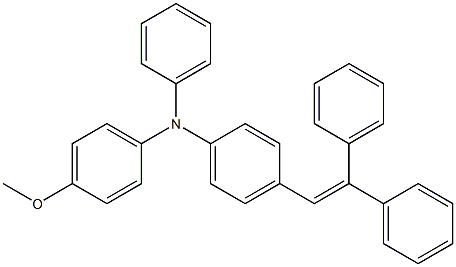 4-methoxy-N-phenyl-N-(4-(2,2-diphenylvinyl)phenyl)Benzenamine Structure