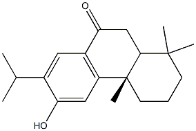 (4aS)-6-hydroxy-1,1,4a-trimethyl-7-propan-2-yl-3,4,10,10a-tetrahydro-2H-phenanthren-9-one Struktur