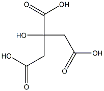 Citric acid, pure, anhydrous Struktur