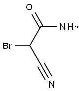 2-bromo-2-cyano-acetamide Struktur