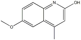 2-hydroxy-4-methyl-6-methoxylquinoline Struktur