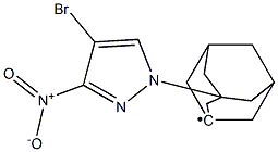 [3-(4-Bromo-3-nitro-pyrazol-1-yl)-adamantan-1-yl]- Struktur