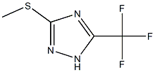 3-Methylsulfanyl-5-trifluoromethyl-[1,2,4]triazol- Struktur