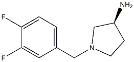 (3S)-1-(3,4-difluorobenzyl)pyrrolidin-3-amine Struktur