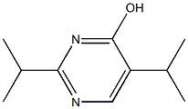 2,5-bis(1-methylethyl)pyrimidin-4-ol Struktur