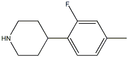 4-(2-fluoro-4-methylphenyl)piperidine Struktur