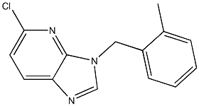 5-chloro-3-(2-methylbenzyl)-3H-imidazo[4,5-b]pyridine Struktur