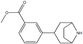 methyl 3-(8-azabicyclo[3.2.1]oct-3-yl)benzoate Struktur