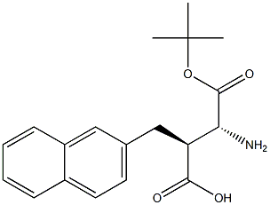 (R,S)-Boc-3-amino-2-(2-naphthyl-methyl)-propionic acid Struktur