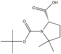 Boc-5,5-dimethyl-L-proline Struktur