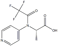 (S)-N-ALPHA-TRIFLUORACETYL-4-PYRIDYLALANINE Struktur